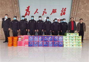 新春送關懷 情暖隊員心 —湯口鎮(zhèn)領導走訪慰問堅守一線的項目隊員